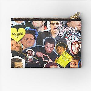 Misha Collins Collage Zipper Pouch