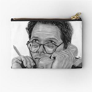 Supernatural, Castiel, Misha Collins drawing Zipper Pouch