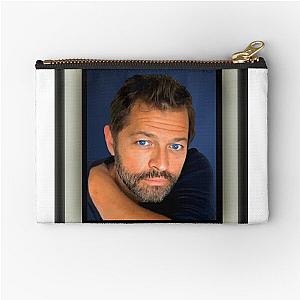 Misha Collins portrait Zipper Pouch