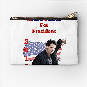 Misha Collins for President 2016 Zipper Pouch