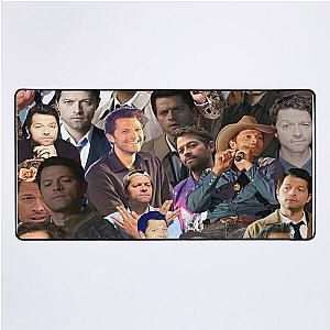 Misha Collins photo collage Desk Mat