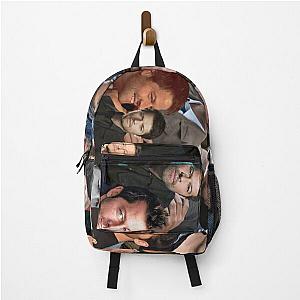 supernatural - Misha Collins photo collage Backpack