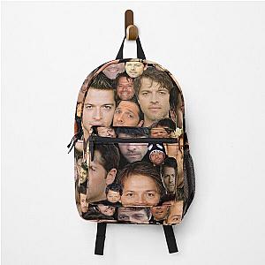 The many faces of Misha Collins Backpack