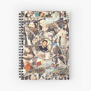 Misha Collins Collage Spiral Notebook