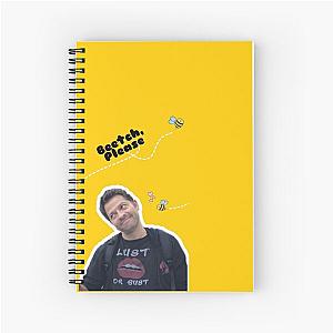 Misha Collins Beetch Please Spiral Notebook