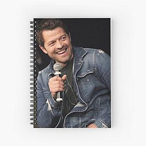 Misha Collins cute Spiral Notebook