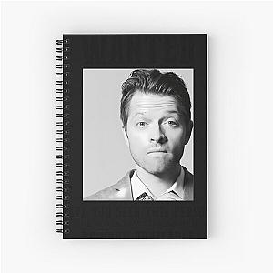 Wanted Misha Collins Spiral Notebook