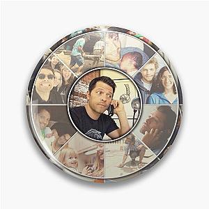 Misha Collins Collage Pin