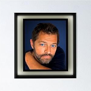 Misha Collins portrait Poster