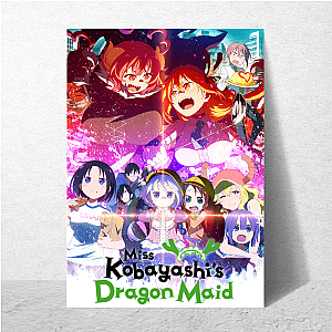 Miss Kobayashi's Dragon Maid Living With Dragons Miss Kobayashi's Dragon Maid Posters