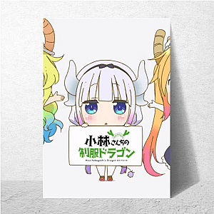 Miss Kobayashi's Dragon Maid Dragon Maid Cafe Miss Kobayashi's Dragon Maid Posters