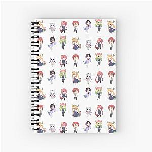 Kobayashi-san Chi no Maid Dragon Chibis Spiral Notebook