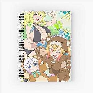 Kanna Teddy Bear Dragon Maid Spiral Notebook