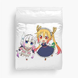 Kanna and Tohru - Miss Kobayashi&39 Dragon Maid  Duvet Cover