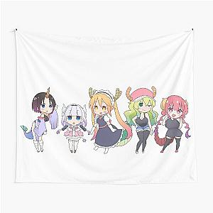 Miss Kobayashi's Dragon Chibis Tapestry