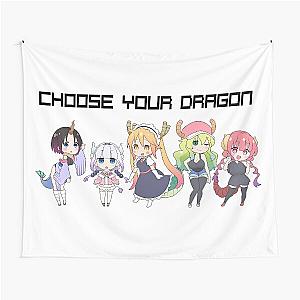 Miss Kobayashi Choose Your Maid Dragon Tapestry