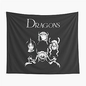 MISS  KOBAYASHI'S DRAGON MAID: DRAGONS (GRUNGE STYLE) Tapestry