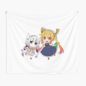 Kanna and Tohru - Miss Kobayashi&39 Dragon Maid  Tapestry