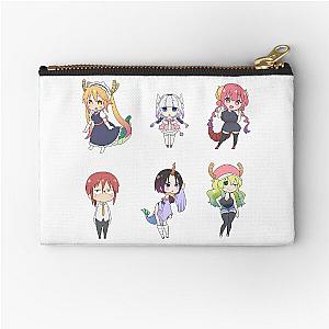 Kobayashi-san Chi no Maid Dragon Chibis Zipper Pouch