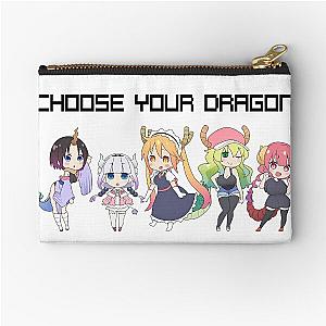 Miss Kobayashi Choose Your Maid Dragon Zipper Pouch