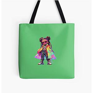 Missy Elliott cartoon All Over Print Tote Bag