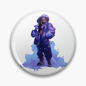 Missy Elliott cartoon Pin