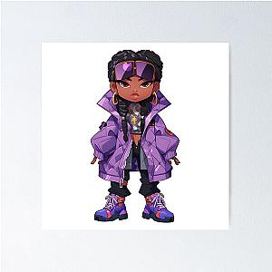 Missy Elliott cartoon Poster