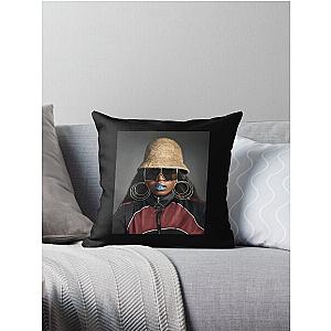 Missy Elliott Rap Throw Pillow