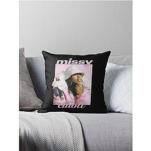 Missy Elliott throwback  Throw Pillow