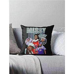 Missy Elliott Vintage Bootleg Throw Pillow