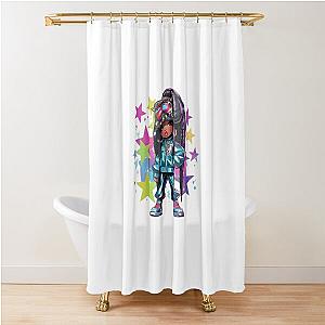 Missy Elliott cartoon Shower Curtain