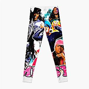 Vintage Inspired Missy Elliott Hip Hop Rap Leggings