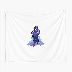 Missy Elliott cartoon Tapestry