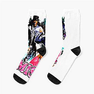 Vintage Inspired Missy Elliott Hip Hop Rap Socks