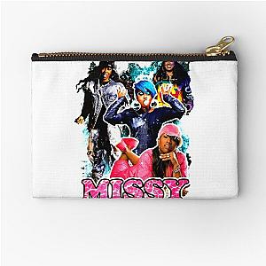 Vintage Inspired Missy Elliott Hip Hop Rap Tee Zipper Pouch