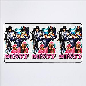 Vintage Inspired Missy Elliott Hip Hop Rap Tee Desk Mat