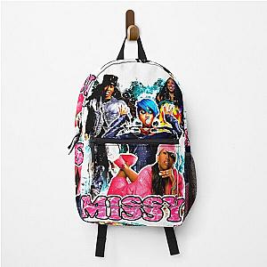 Vintage Inspired Missy Elliott Hip Hop Rap Tee Backpack