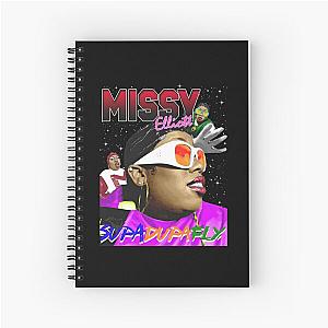 Vintage Missy Elliott Rap Retro Spiral Notebook