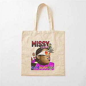 Vintage Missy Elliott Rap Retro Cotton Tote Bag