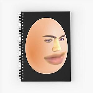 Mizkif Egg Emote Egger Spiral Notebook