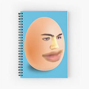 Emote Mizkif Egg Egger Spiral Notebook