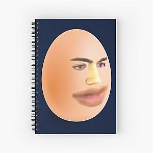 Streamer Emotes Mizkif Egg Egger Spiral Notebook