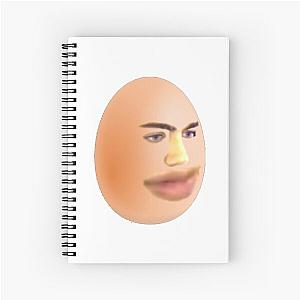 Mizkif egg shirt Spiral Notebook