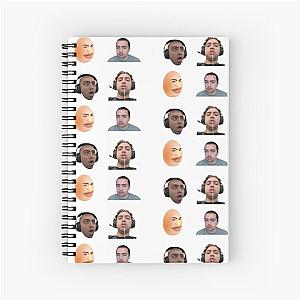 Mizkif Twitch  Spiral Notebook