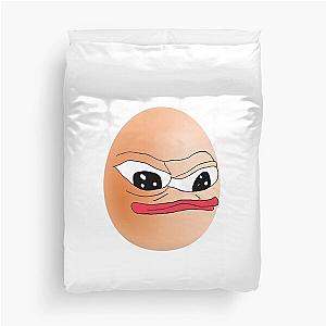 Mizkif Pepe Frog Meme Emote Duvet Cover