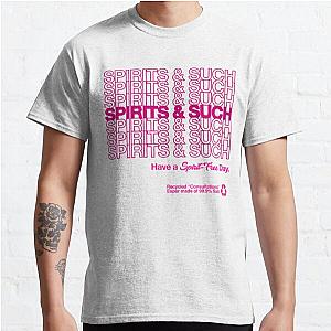 Mob Psycho 100 T-Shirts - Reigen Arataka: Spirits and Such Consultation Office (pink) Classic T-Shirt RB1710 [ID1033]