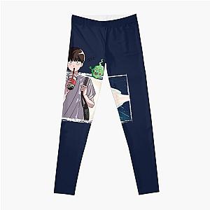 Mob Psycho 100 Leggings - Kageyama Shigeo White T-Poison Skyness | Mob Psycho 100 Leggings RB1710 [ID695]