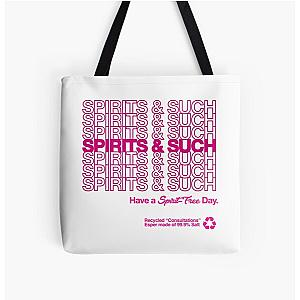 Mob Psycho 100 Bags - Reigen Arataka: Spirits and Such Consultation Office (pink) All Over Print Tote Bag RB1710 [ID852]
