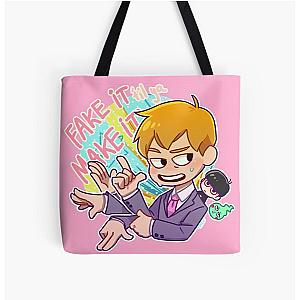 Mob Psycho 100 Bags - Fake It 'Til You Make It! All Over Print Tote Bag RB1710 [ID870]