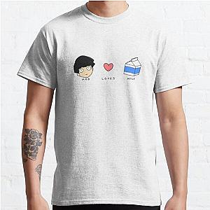 Mob Psycho 100 T-Shirts - Mob Loves Milk Classic T-Shirt RB1710 [ID1023]